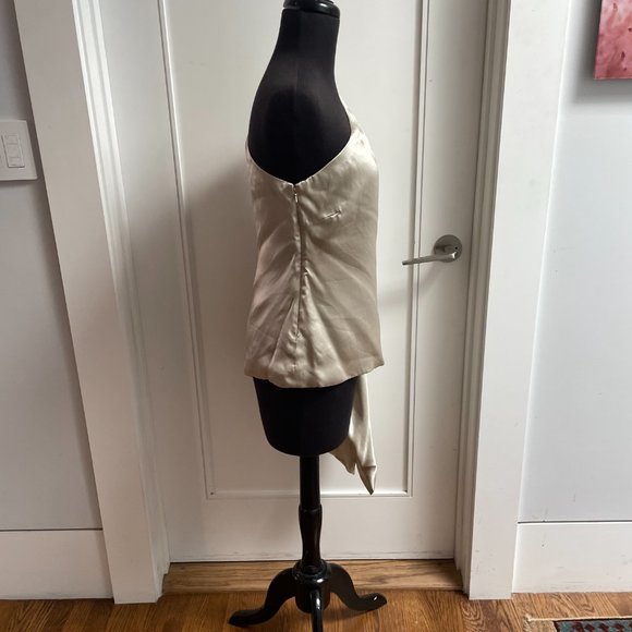 Robert Rodriguez one shoulder silk blouse size 8 - Picture 5 of 12